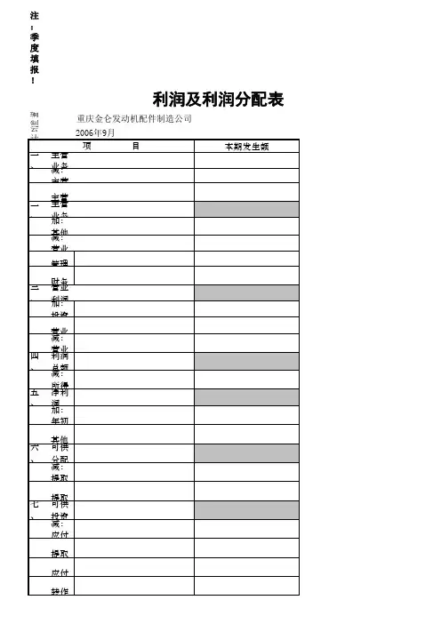利润及利润分配表.xls