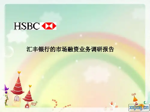 市场融资业务调研报告