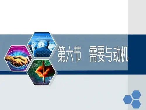 社会心理学课件： 需要与动机