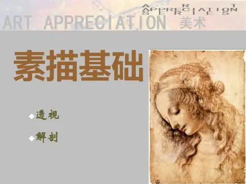 素描基础成角透视ppt课件