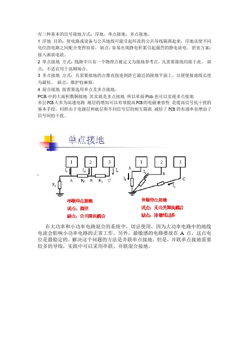 (完整版)单点接地和多点接地剖析