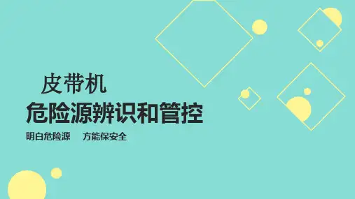 皮带危险源辨识和管控