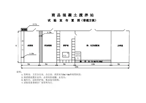 商砼站实验室布置图