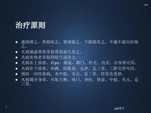 艾灸治疗常见病的ppt课件
