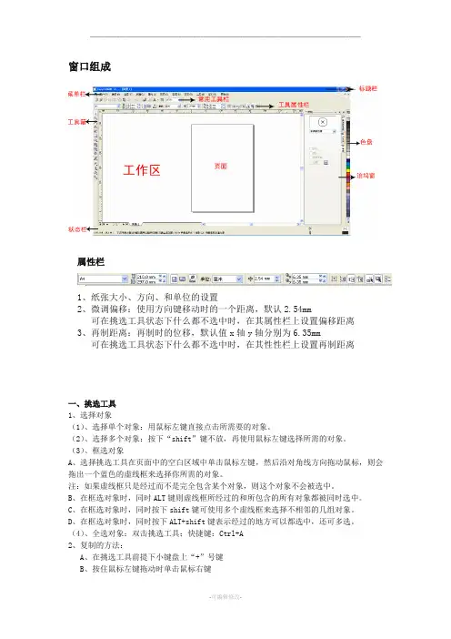 CDR常用工具使用