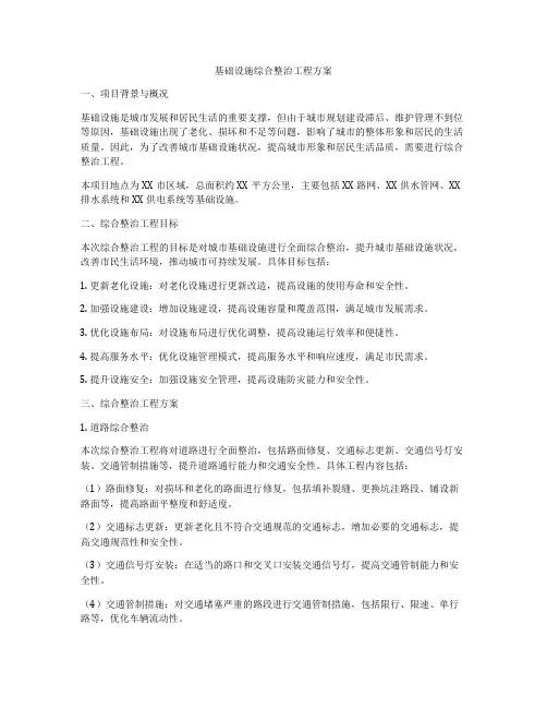 基础设施综合整治工程方案