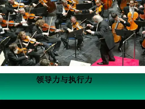 《领导力与执行力》PPT课件