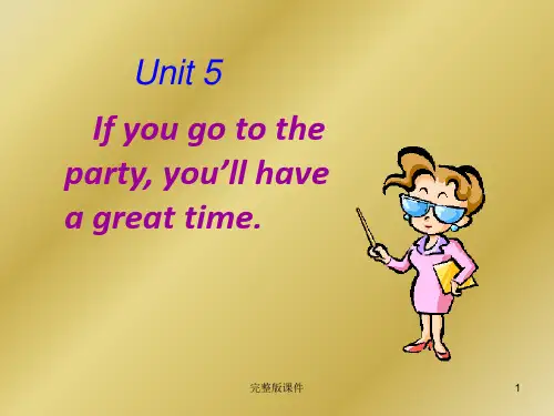人教版新目标英语八年级下unit5-完整ppt课件
