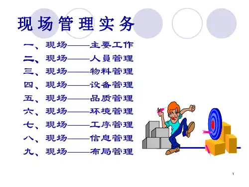 现场管理实务ppt课件