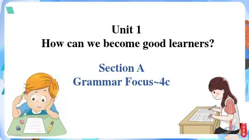 Unit1SectionAGrammarFocus_4c课件人教版英语九年级全册
