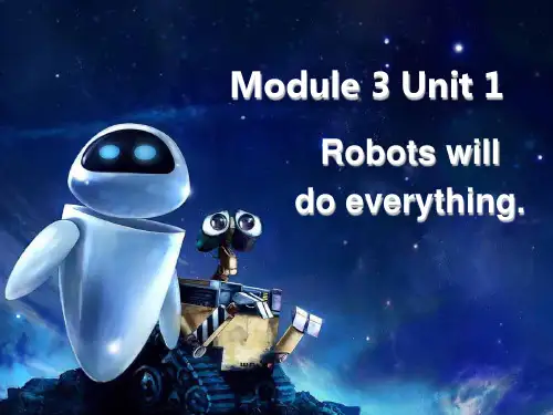 小学英语外研版四年级下册新版Robots-will-do-everything