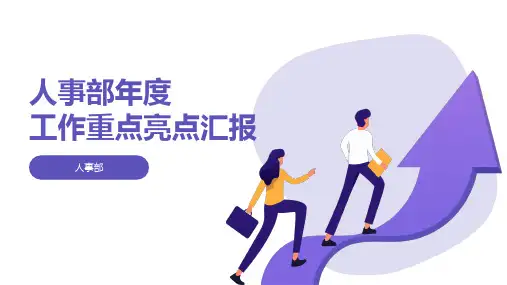 人事部年度工作重点亮点汇报PPT课件