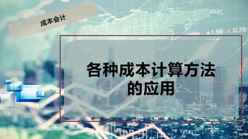各种成本计算方法的应用