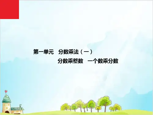 六年级上册数学 分数乘法 精品PPT人教新课标