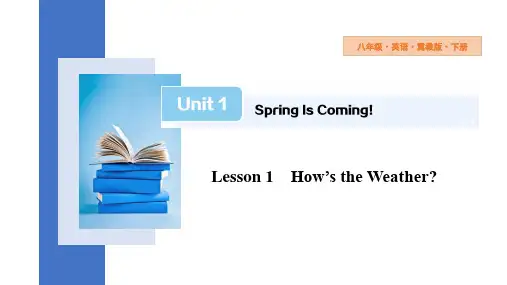 Unit1Lesson1How'stheWeather课件初中英语冀教版八年级下册(2)