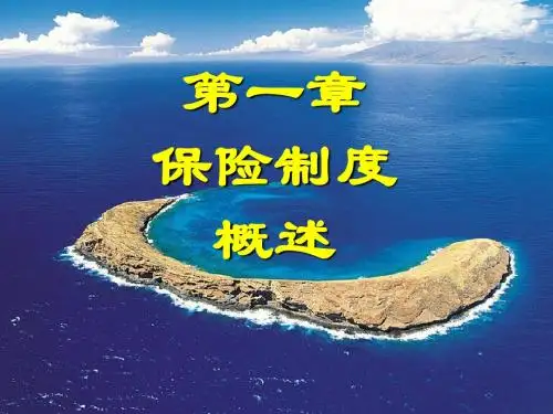 0601第一章  保险制度概述