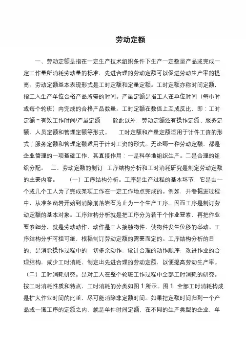 劳动定额