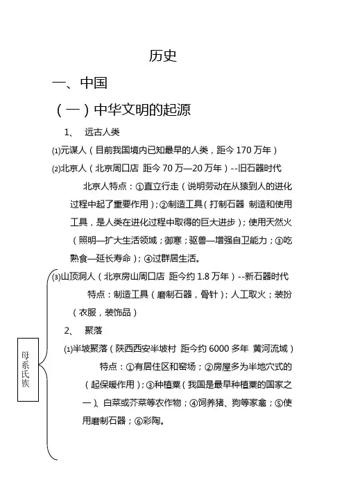 历史 Microsoft Word 文档