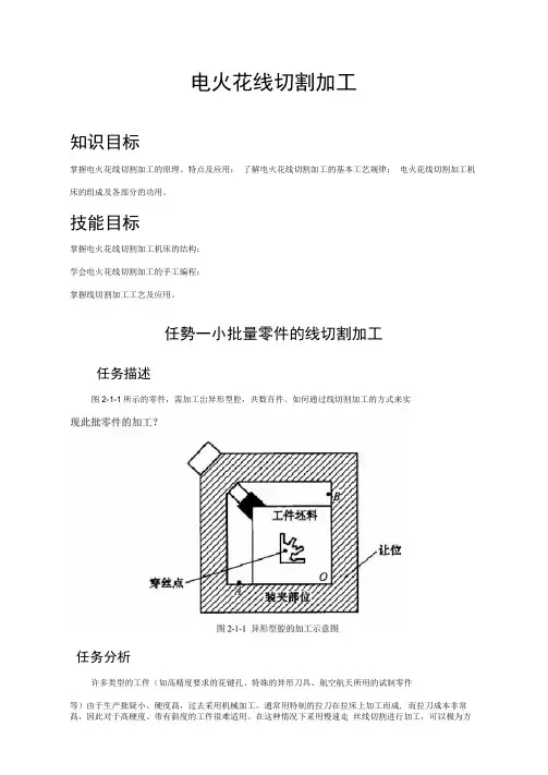 电火花线切割加工技术详解
