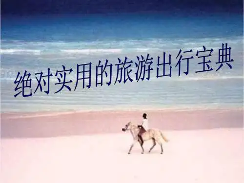 旅游出行-资料