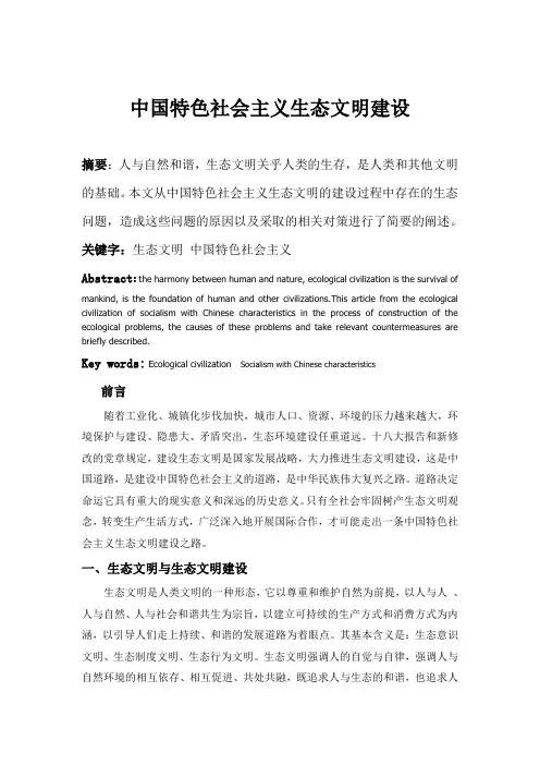 中特小论文