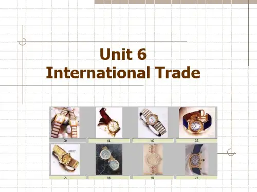 商务英语 Unit 6