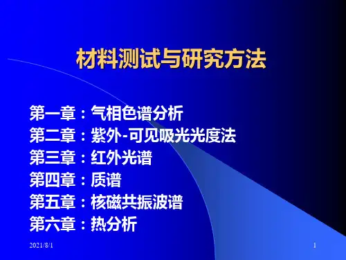 气相色谱分析
