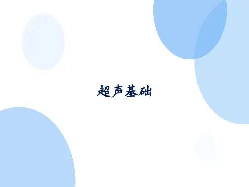 重症超声基础 ppt课件