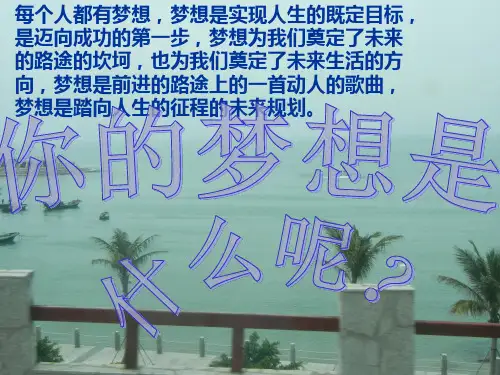 我的未来,我的梦想