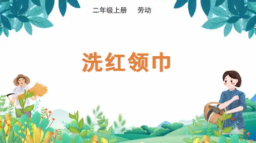 二年级上册劳动《洗红领巾》PPT课件