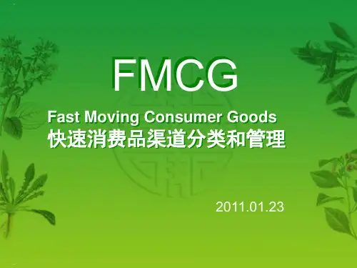 快速消费品渠道分类和管理ppt