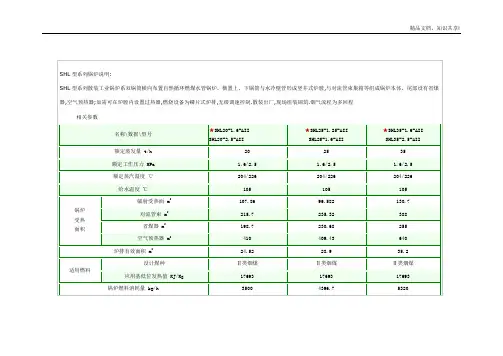 SHL型系列锅炉说明