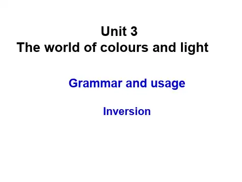 the-world-of-colours-and-light课件1