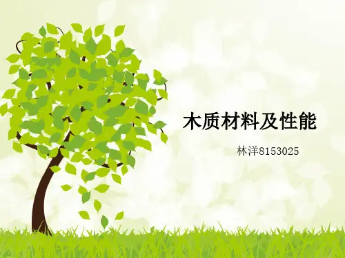 木质材料与性能