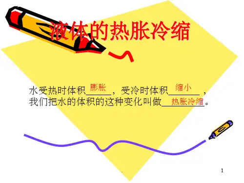 气体的热胀冷缩ppt课件