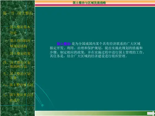 国土整治与区域发展战略(ppt36)
