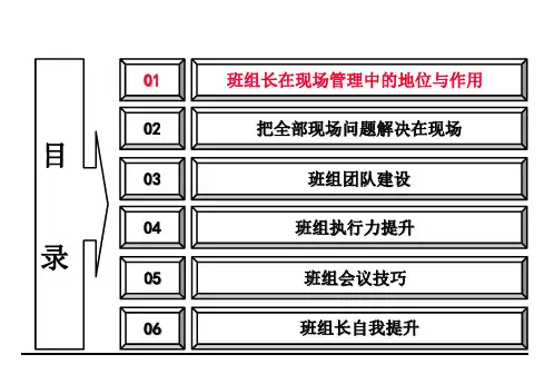 精选如何成为一名优秀的班组长PPT44页