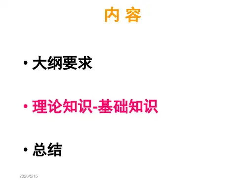 安全评价师三级基础知识(1-3章)培训讲学