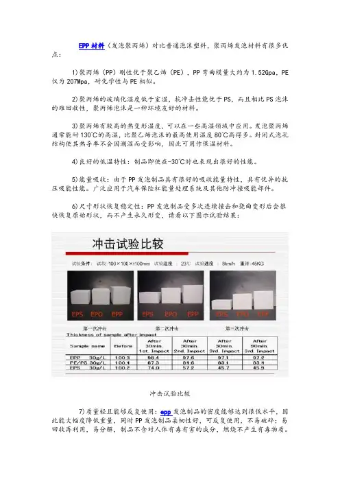 epp材料与普通pp材料的对比
