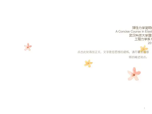 弹性力学ppt课件