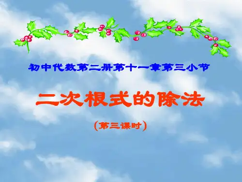 二次根式的除法课件(PPT 18页)