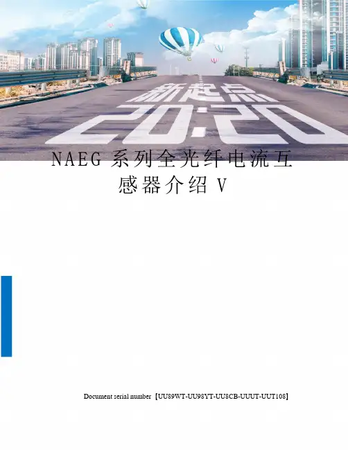 NAEG系列全光纤电流互感器介绍V