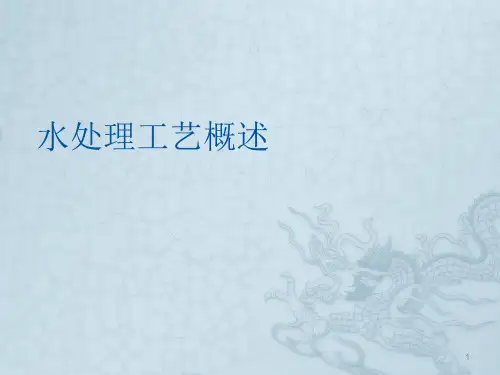水处理工艺培训ppt课件