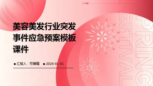 美容美发行业突发事件应急预案模板课件