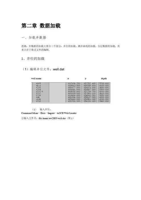 井数据加载(图文版)--Landmark