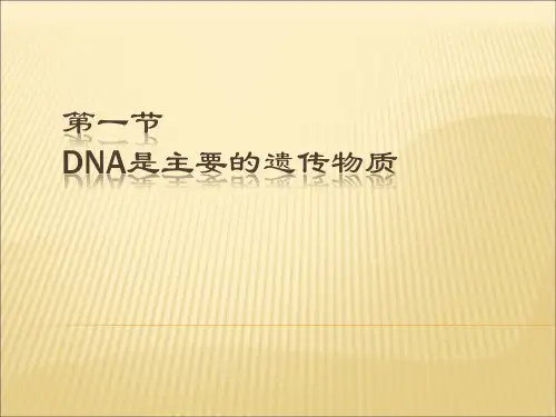 DNA是主要的遗传物质(课件)