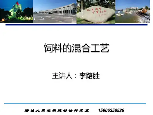 第五章饲料的混合工艺-文档资料