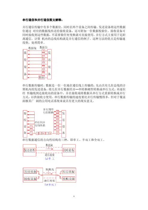 串行和并行通信的区别