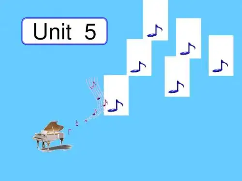 2018-2019学年必修2人教浙江英语unit5  warming up