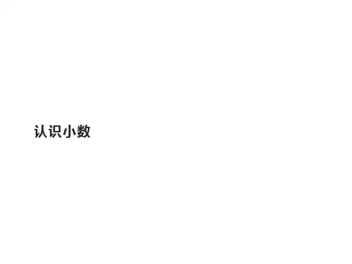 人教版《认识小数》(完美版)PPT课件10